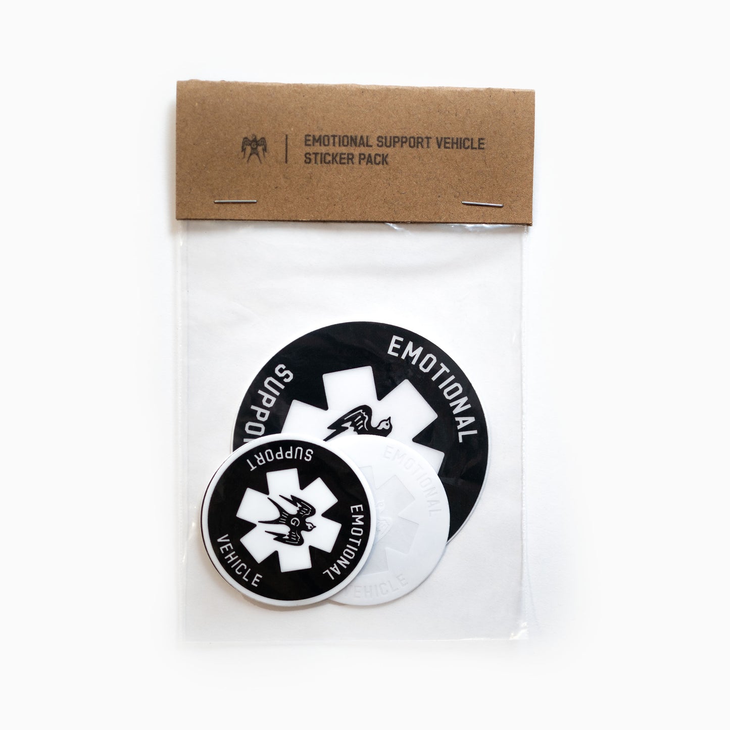Emotional Support Vehicle Sticker Pack