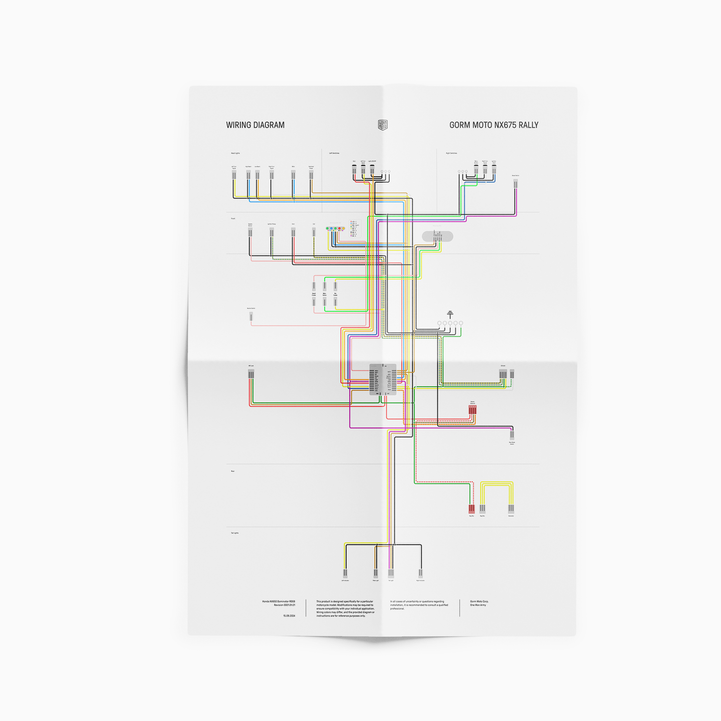 Gorm Moto NX675 Rally - Wiring Diagram (PDF)