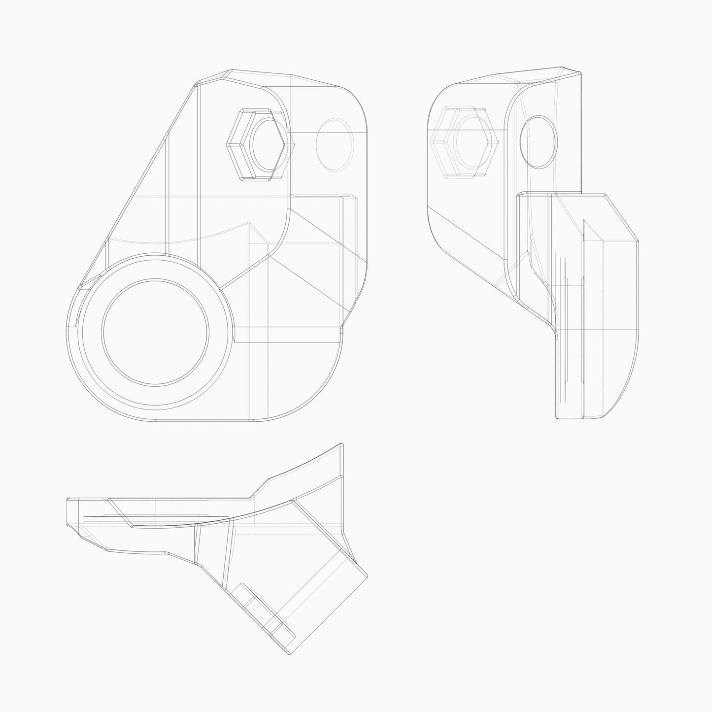 CRF450 Speedo Sensor Holder
