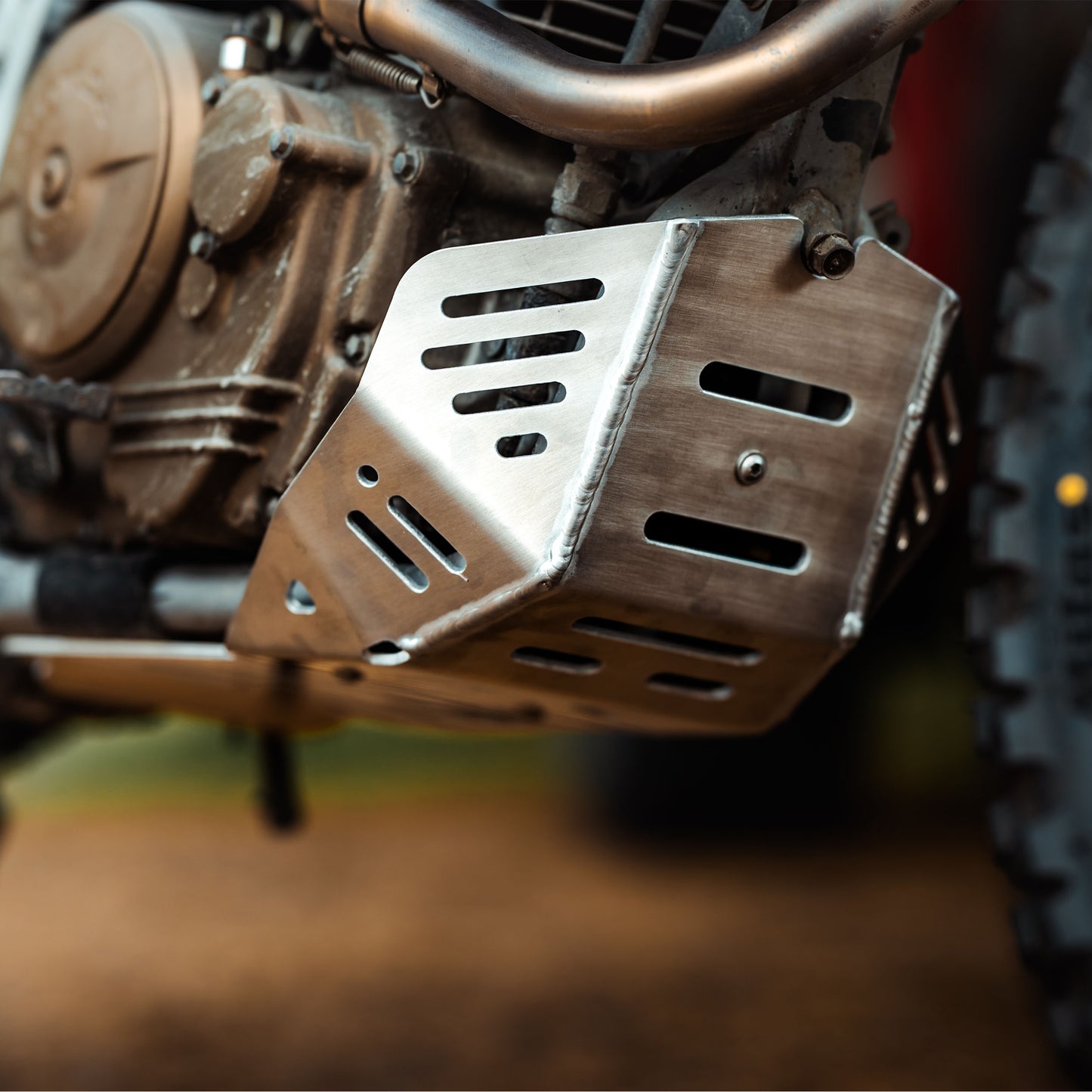 NX650 Skid plate