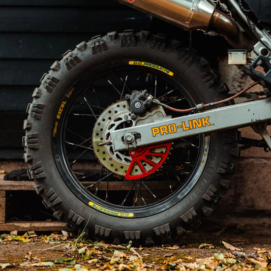 NX650 Rear Brake Disc Guard - Red