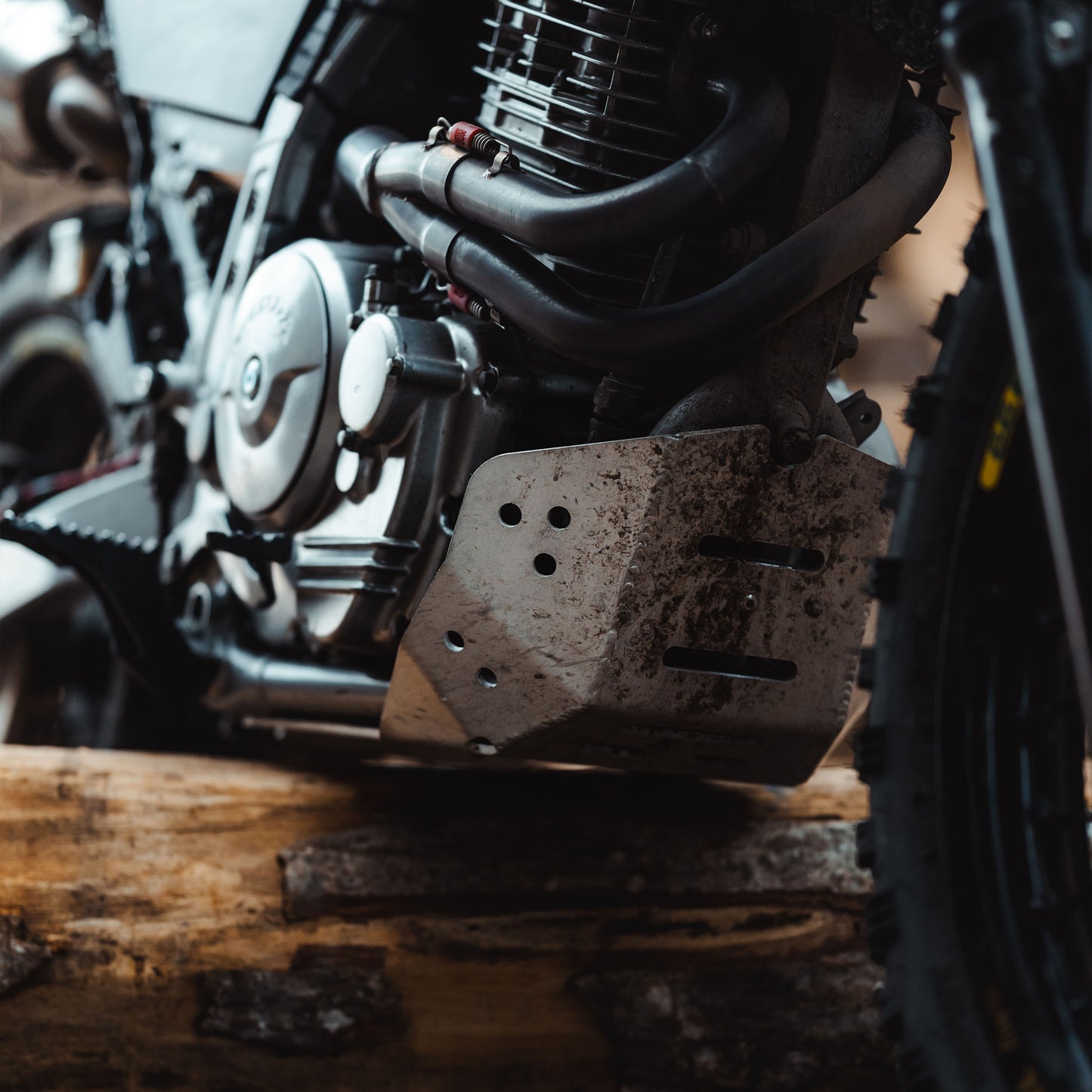 NX650 Skid plate